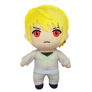 Anime Plush Doll Cute Yellow-Haired Character Soft Stuffed Toy With Red Eyes 8-I